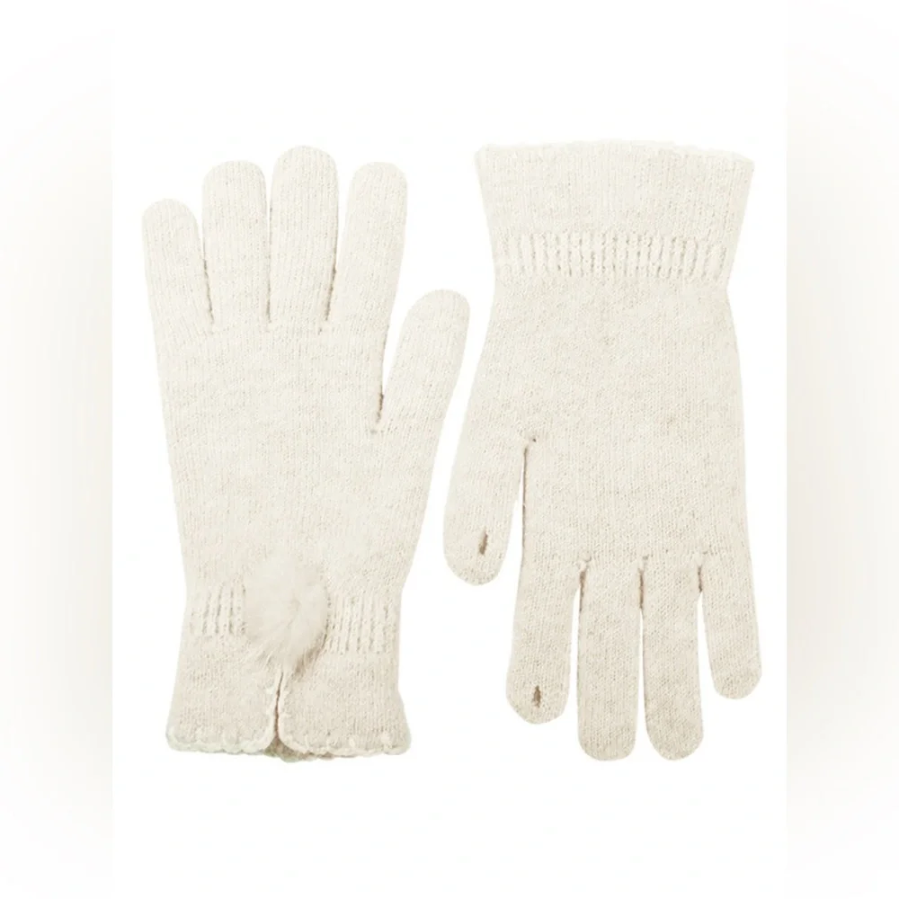 Pom-Pom Detail Gloves